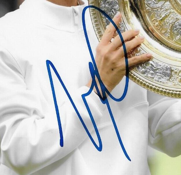 Carte de tennis autographiée 8x10 Ph. #4 de Marketa Vondrousova Wimbledon 2023 Original avec JSA