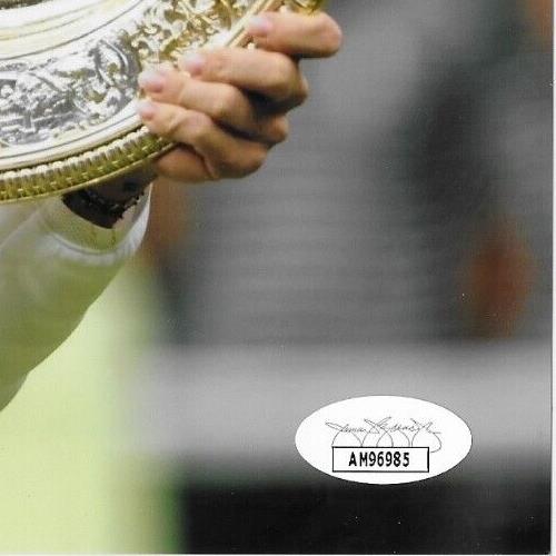 Carte de tennis autographiée 8x10 Ph. #4 de Marketa Vondrousova Wimbledon 2023 Original avec JSA