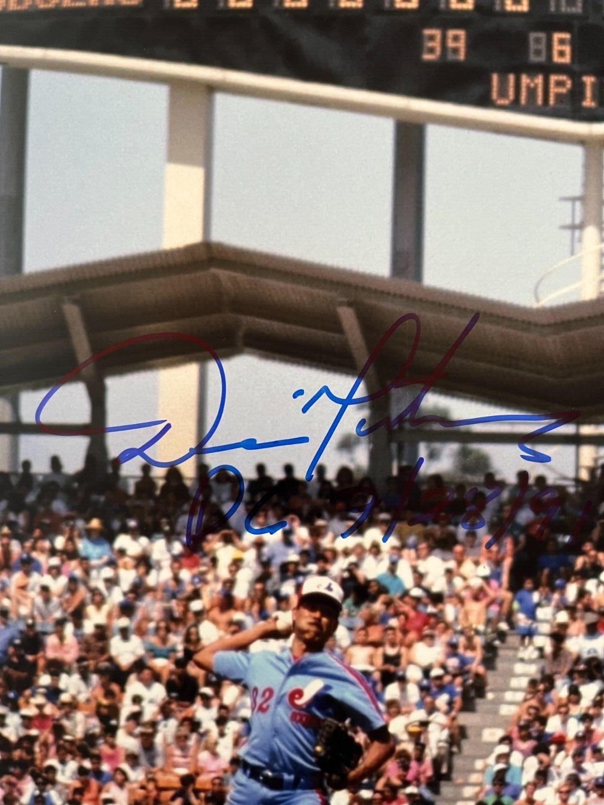 Autographed Montreal Expos signed Dennis Martinez 11x14 Photo 2023 Original JSA