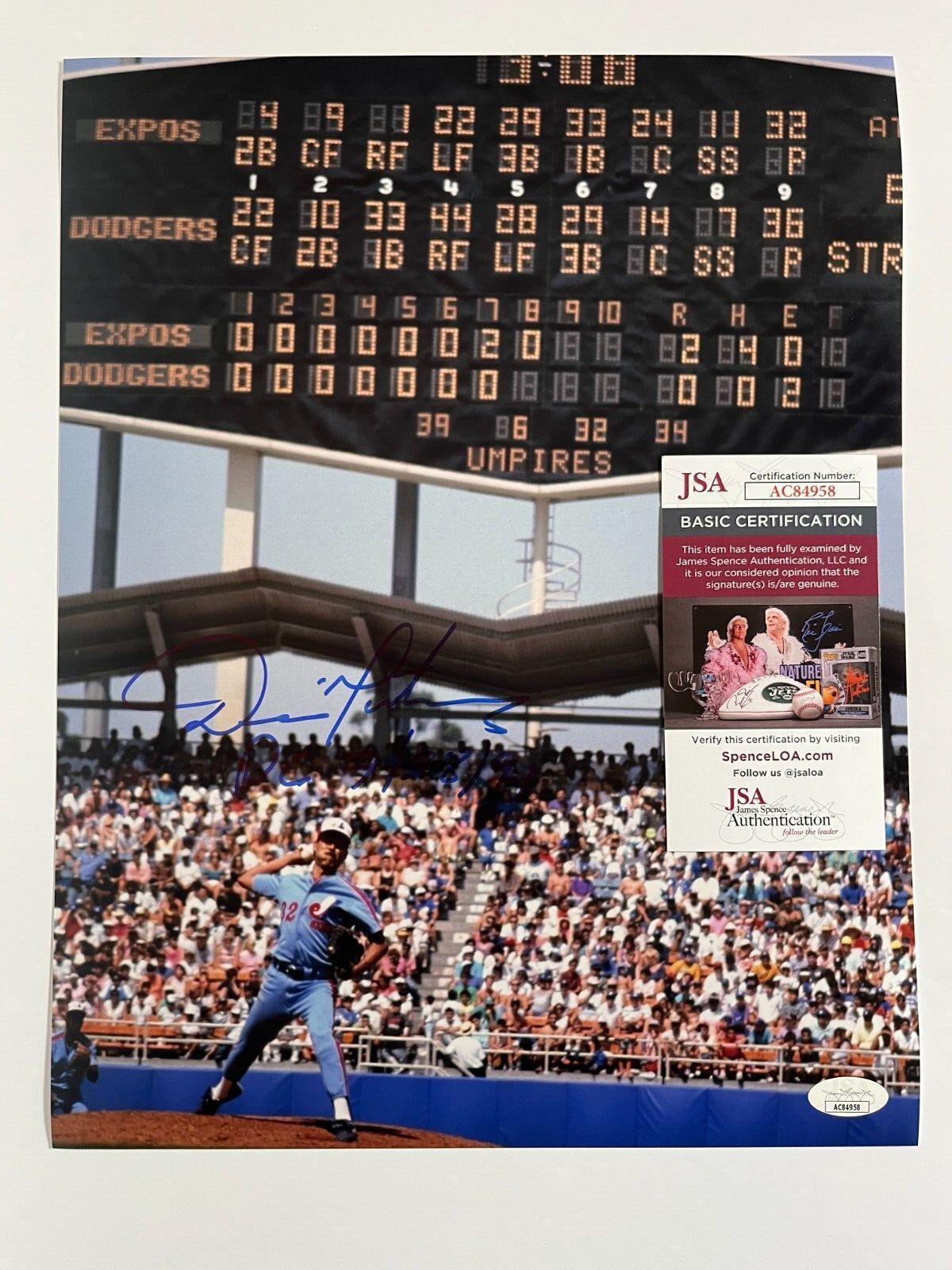 Autographed Montreal Expos signed Dennis Martinez 11x14 Photo 2023 Original JSA