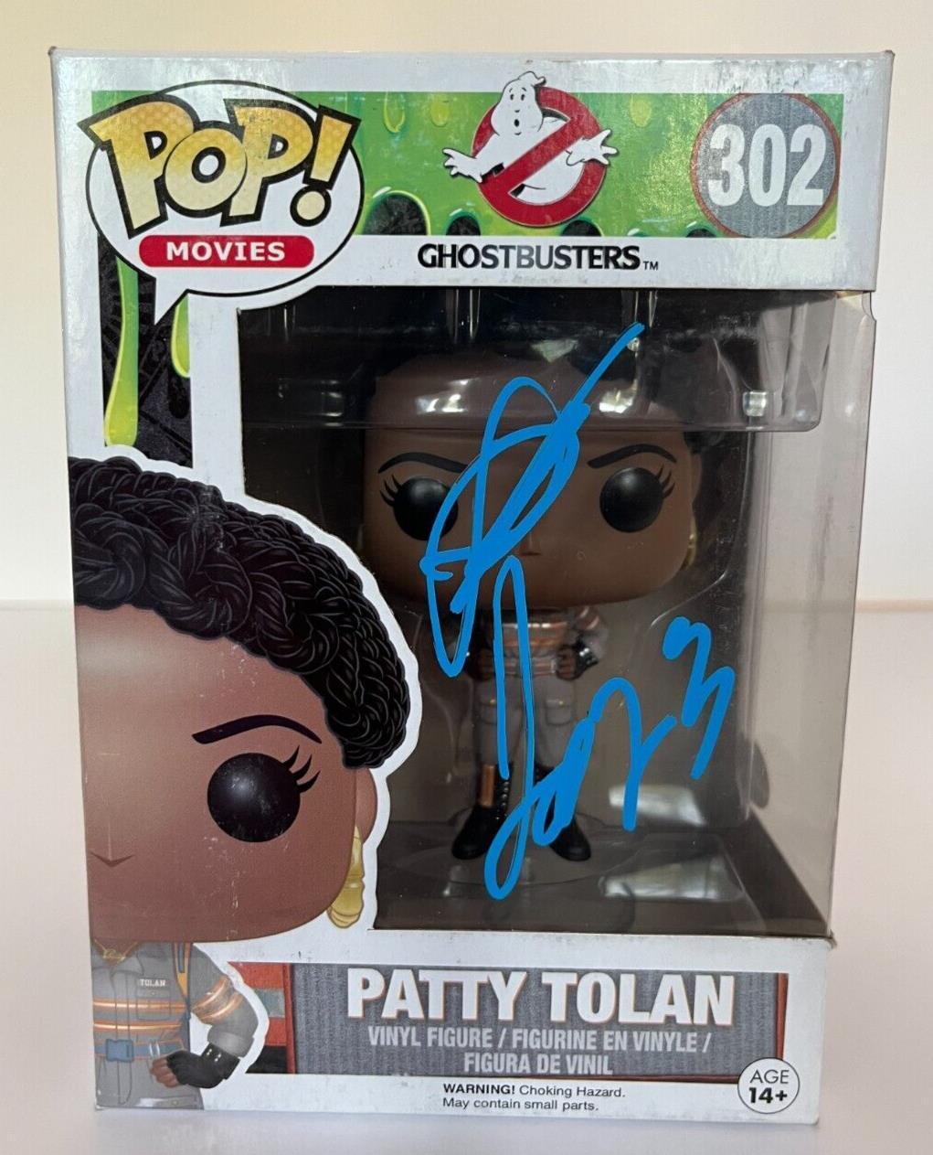 Autographed Leslie Jones signed Ghostbusters Pop Funko JSA certified Patty Tolan