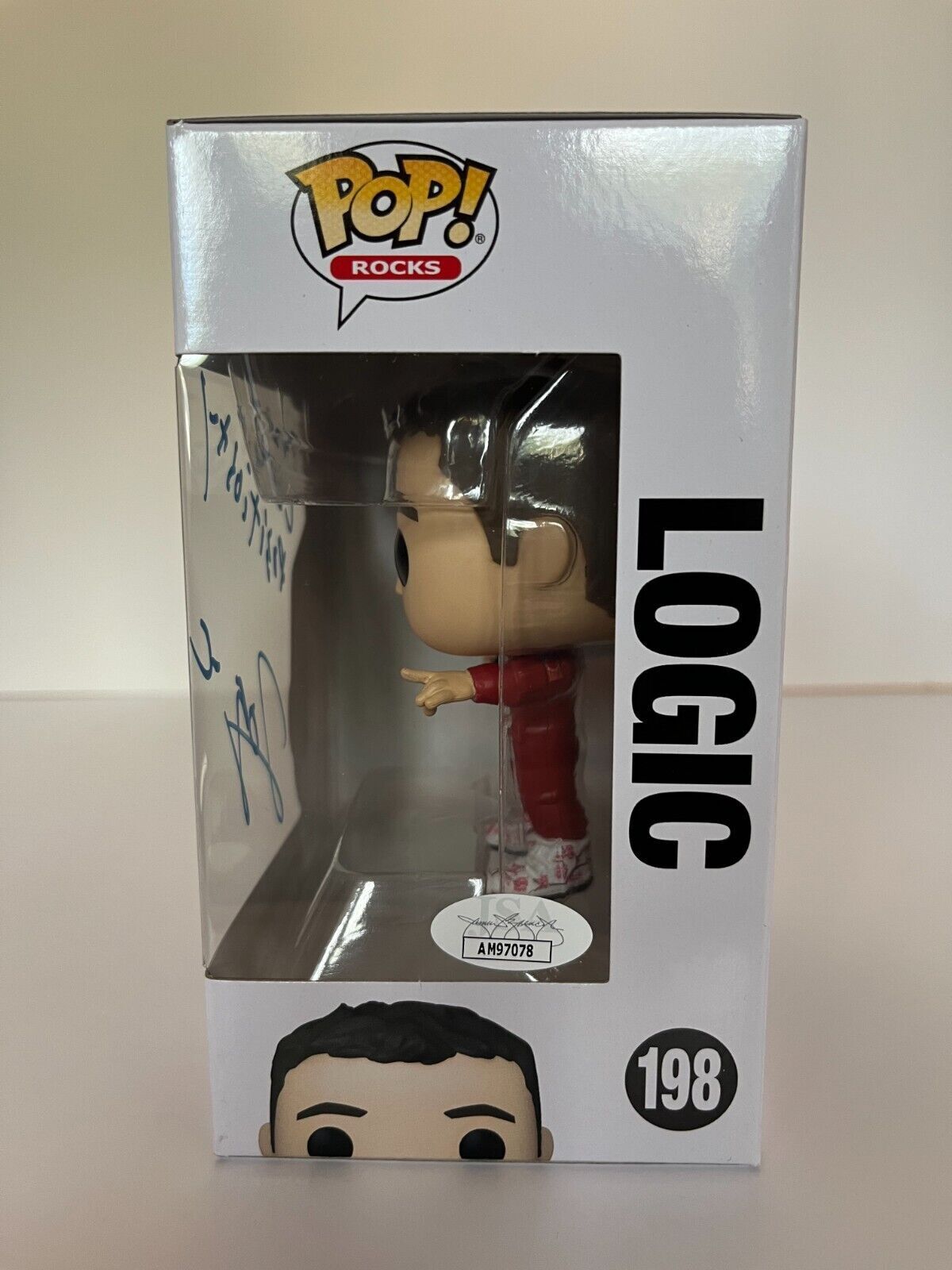 Autographed Logic rapper signed Rock Pop Funko JSA certified Robert Bryson Hall