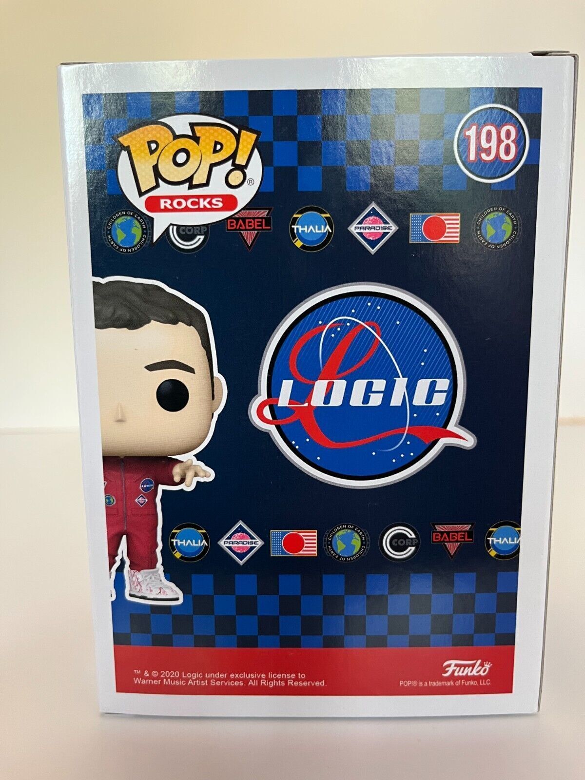 Autographed Logic rapper signed Rock Pop Funko JSA certified Robert Bryson Hall