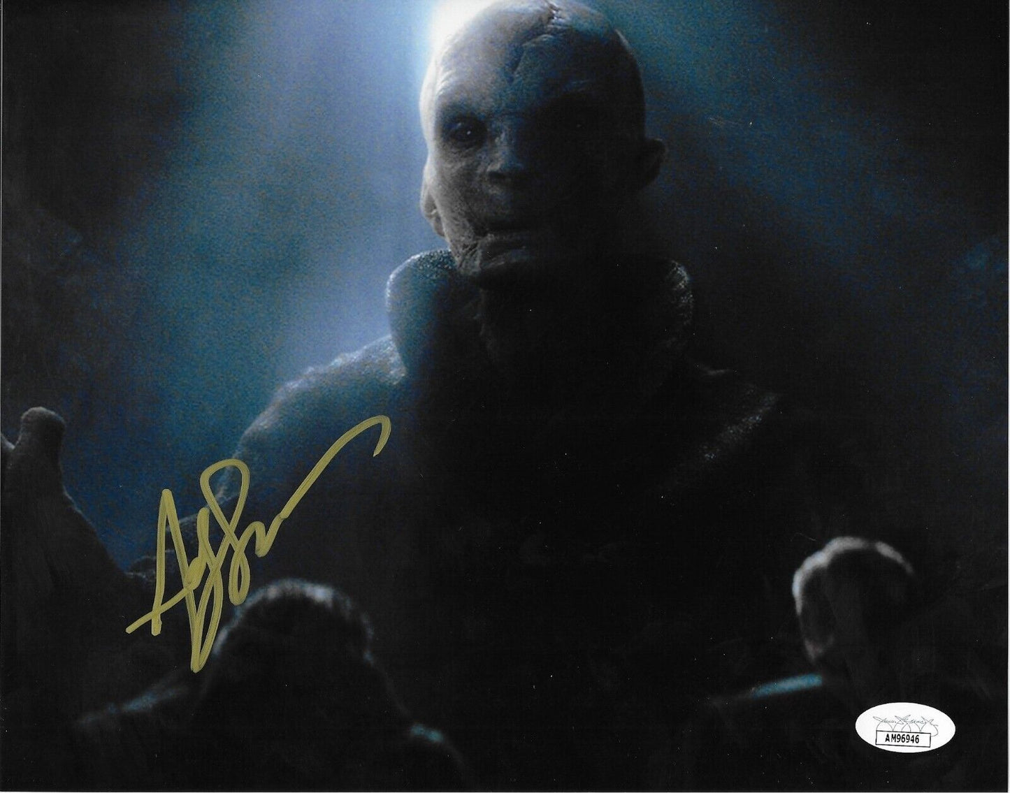 Photo 8x10 autographiée par Andy Serkis #7 Star Wars avec authentification JSA