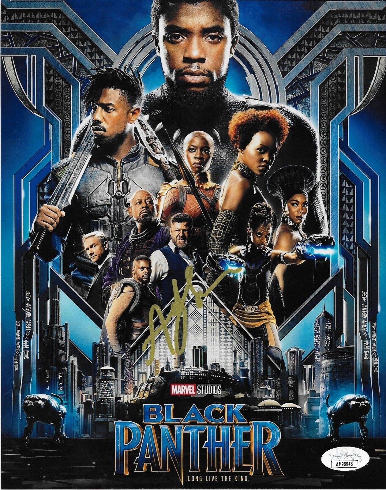 Photo 8x10 signée par Andy Serkis #8 Black Panther avec authentification JSA