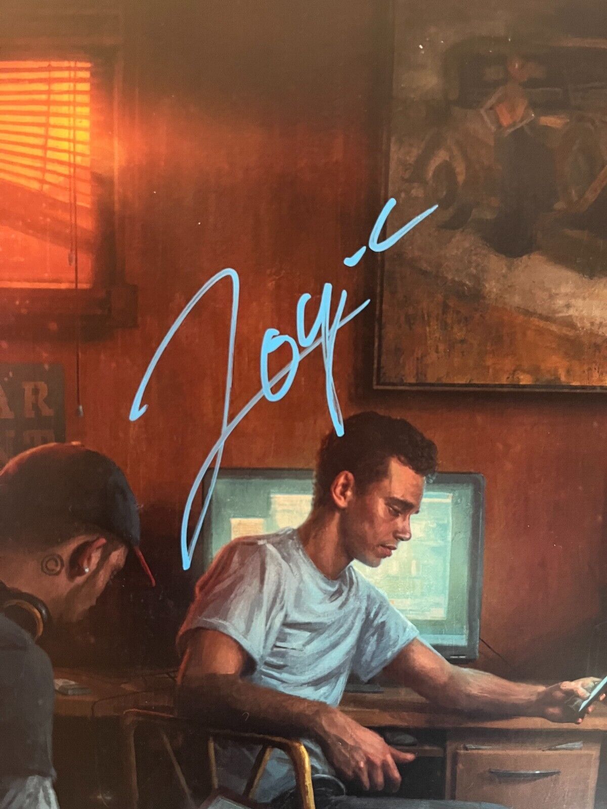 Autographed Under Pressure signed by Logic Vinyl LP JSA certified Original