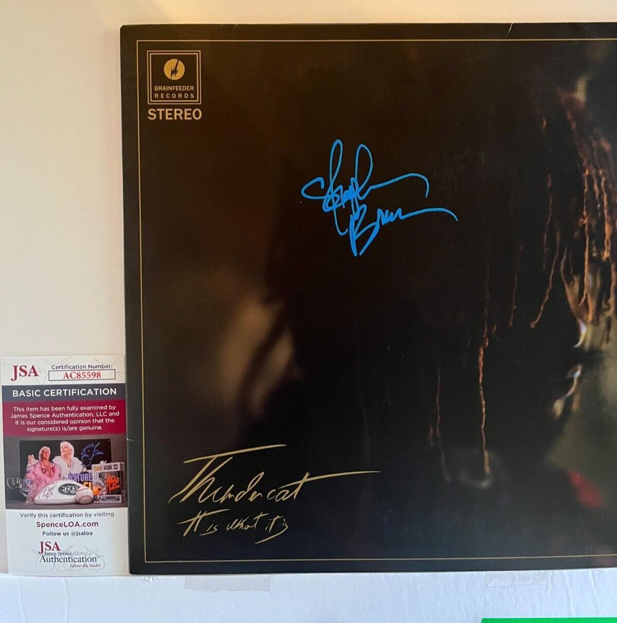 Autographed It Is What It Is signed Thundercat Stephen Lee Bruner Vinyl LP JSA