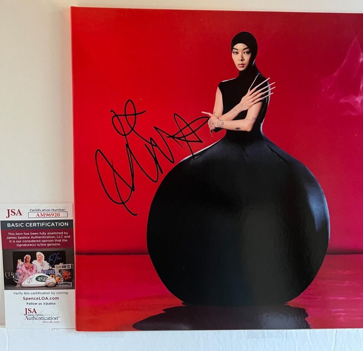 Autographed Hold the Girl LP signed by all Rina Sawayama Vinyl JSA