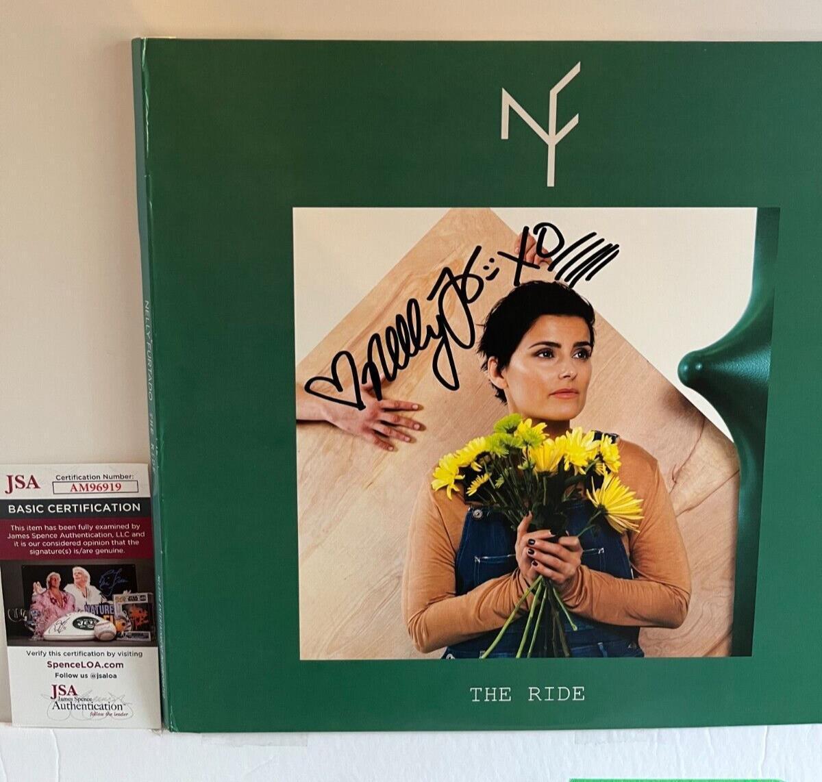 Autographed The Ride LP signed by Nelly Furtado Vinyl JSA