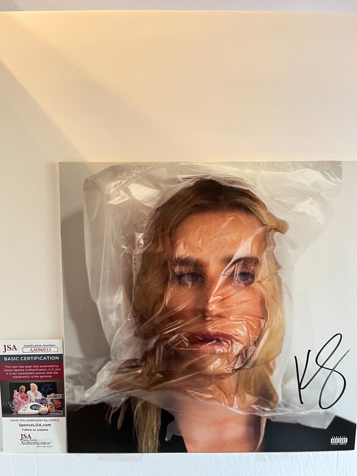 Autographed Gag Order LP signed by Kesha Vinyl JSA