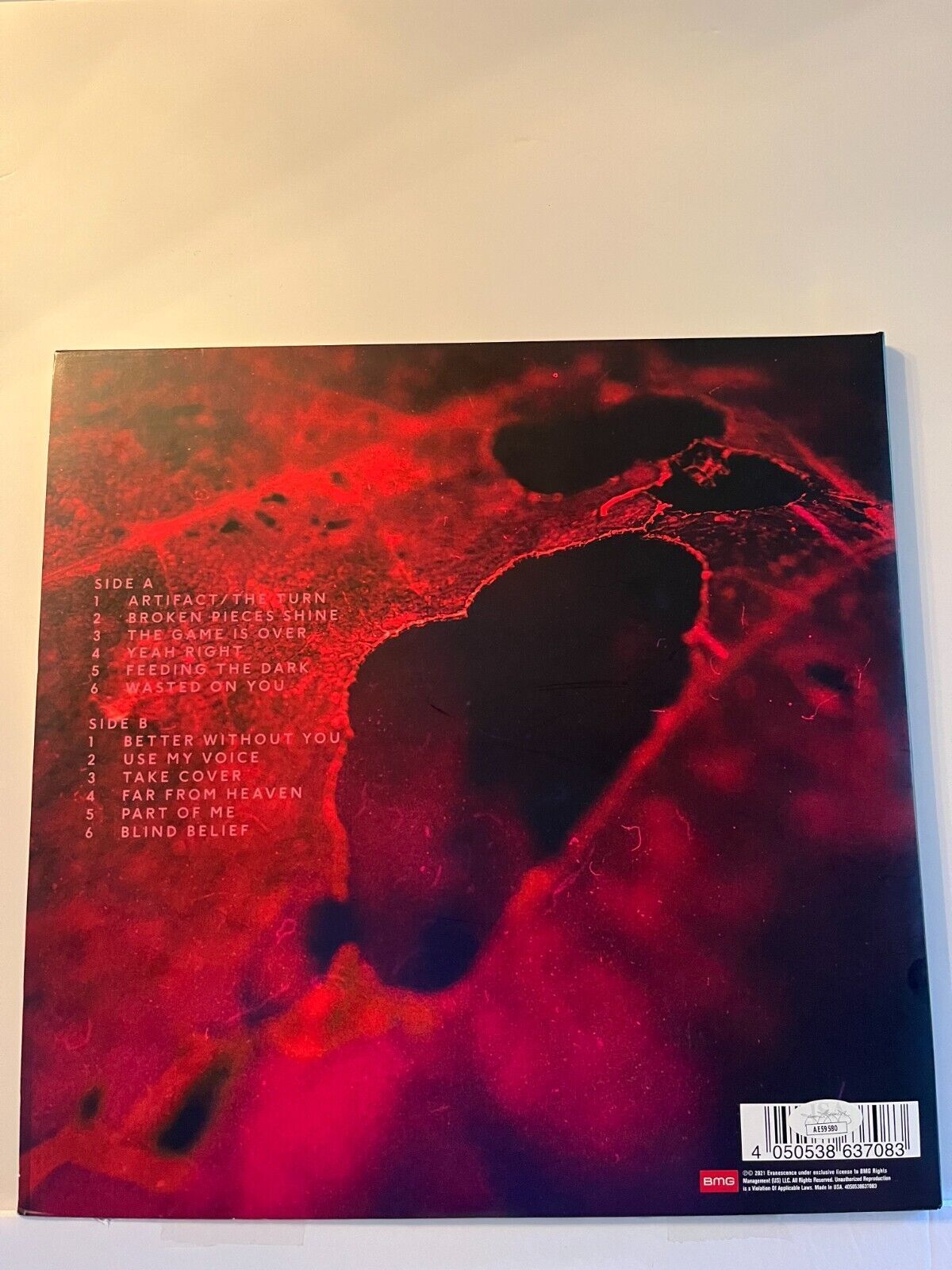Autographed Evanescence The Bitter Truth LP signed by Amy Lee Vinyl JSA
