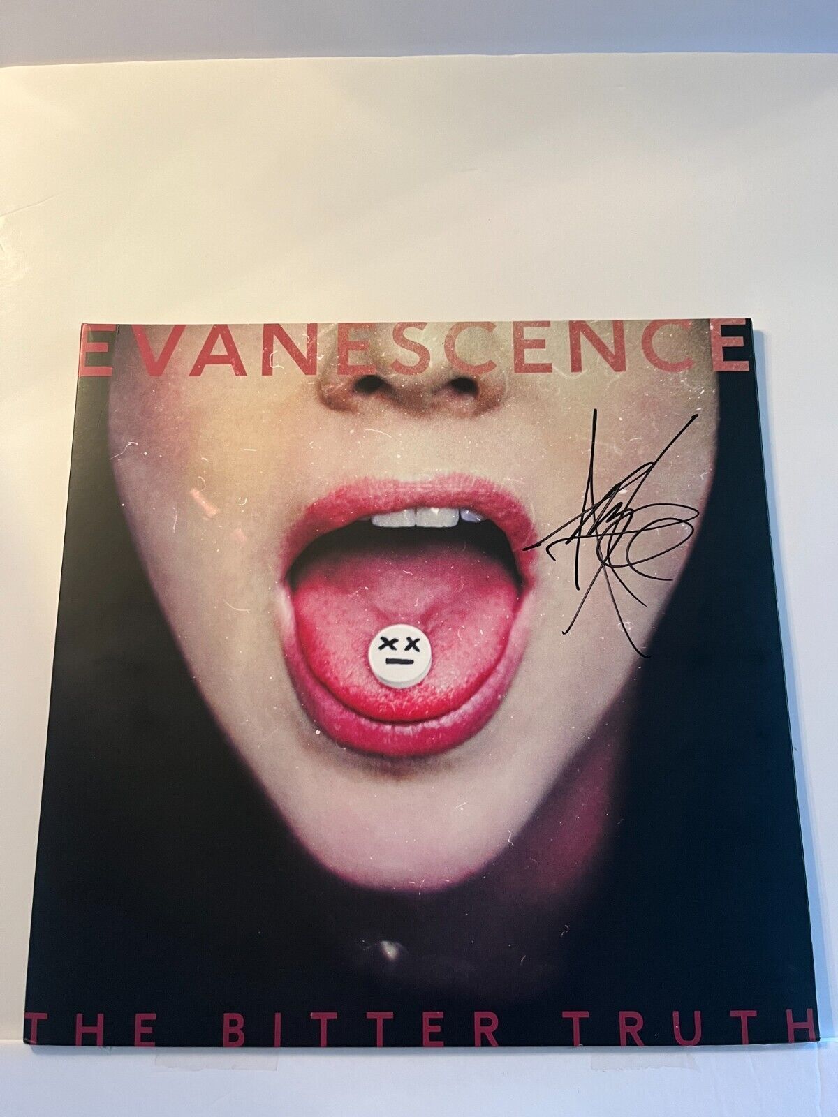 Autographed Evanescence The Bitter Truth LP signed by Amy Lee Vinyl JSA