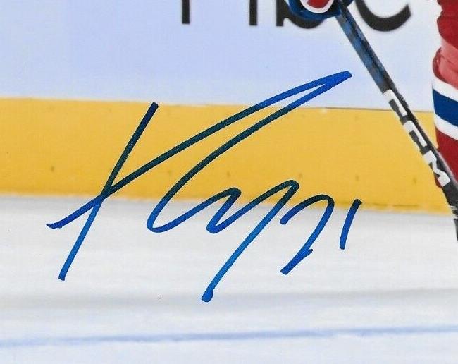 Photo autographiée 8x10 des Canadiens de Montréal par Kaiden Guhle #8 Original