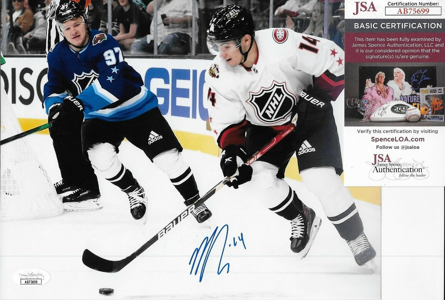 Auto. Montreal Canadiens Nick Suzuki 8x10 Photo #4 Original w JSA Authentication