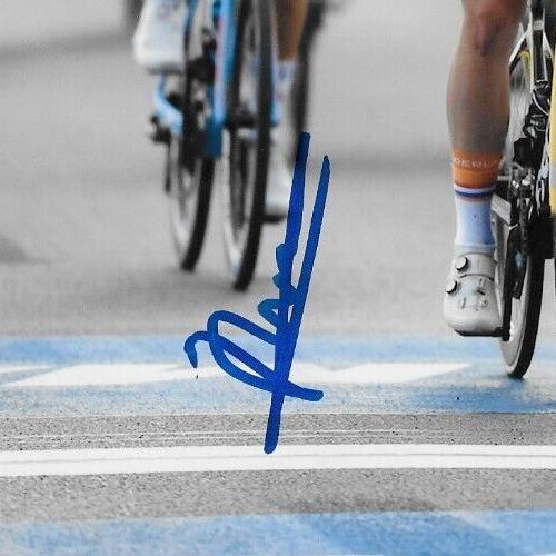 Autographed Cycling Biniam Girmay Intermarche Wanty 8x10 Photo #8 Original w JSA