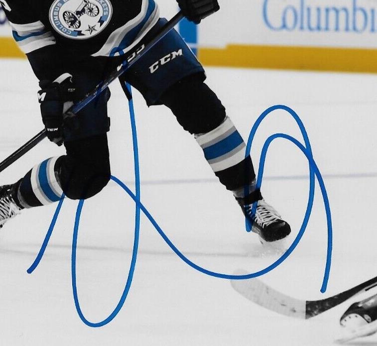 Autographed Columbus Blue Jackets David Jiricek Signed 8x10 Photo #1 Original