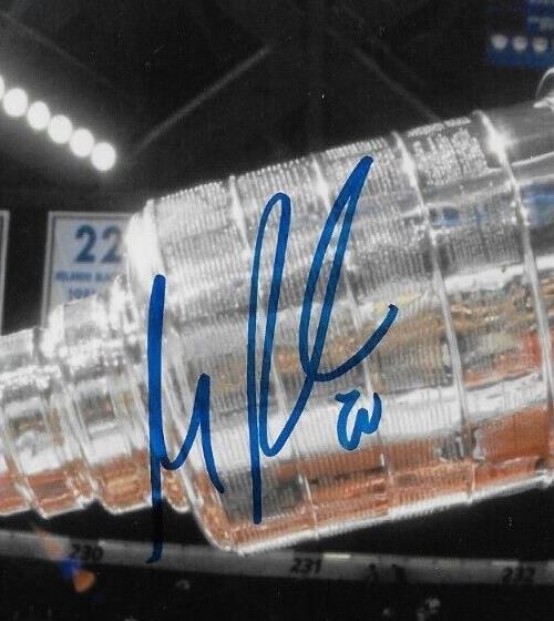 Autographed New Jersey Devils Martin Brodeur Stanley Cup 8x10 Photo JSA Original
