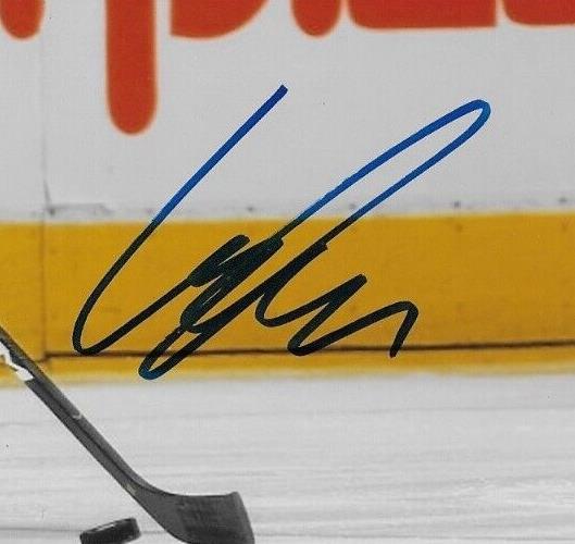Autographed Montreal Canadiens Christian Dvorak 8x10 Photo #6 Original