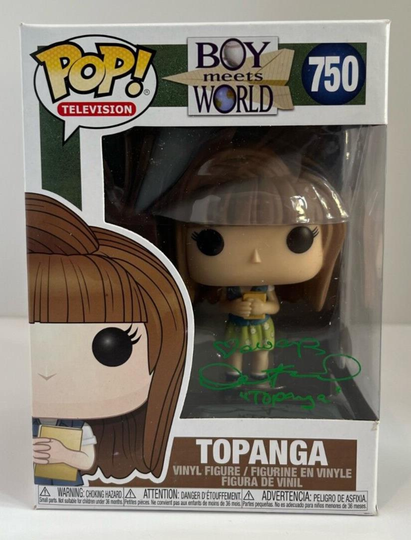 Autographed Danielle Fishel signed Boy Meets World Funko JSA Topanga