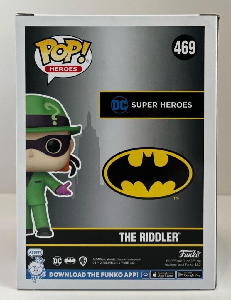 Autographed John Glover signed Batman Funko JSA The Riddler