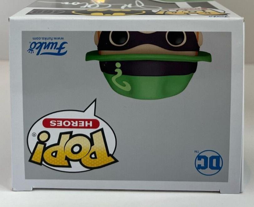 Autographed John Glover signed Batman Funko JSA The Riddler