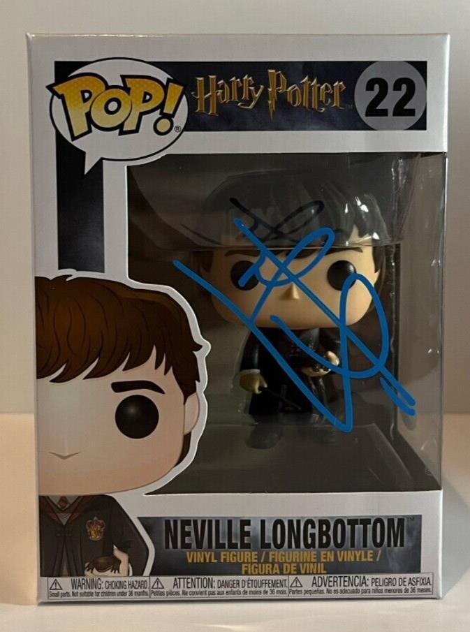 Autographed Matthew Lewis signed Harry Potter Neville Longbottom Funko JSA 2