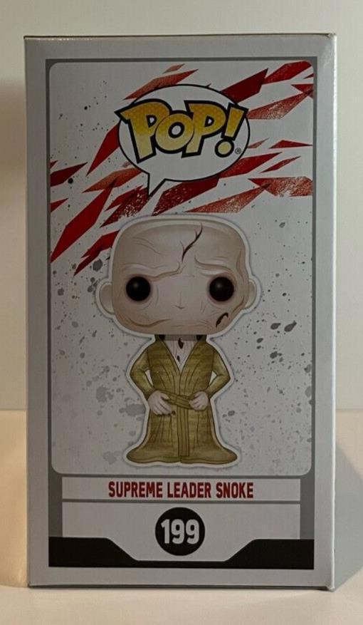 Autographed Andy Serkis signed Star Wars Supreme Leader Snoke Funko JSA