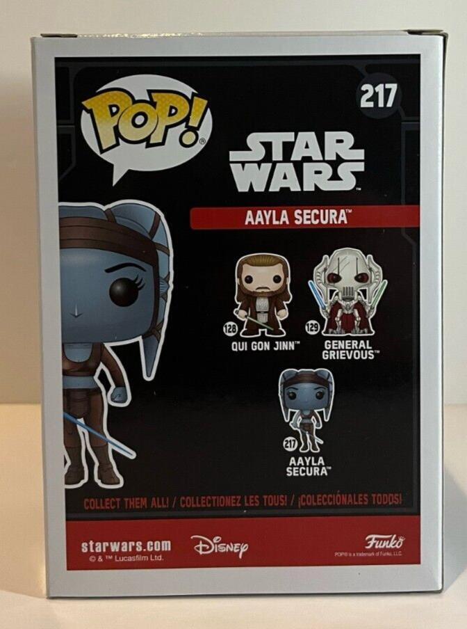 Autographed Amy Allen signed Star Wars Aayla Secura Funko JSA
