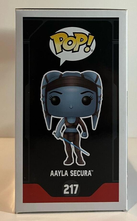 Autographed Amy Allen signed Star Wars Aayla Secura Funko JSA