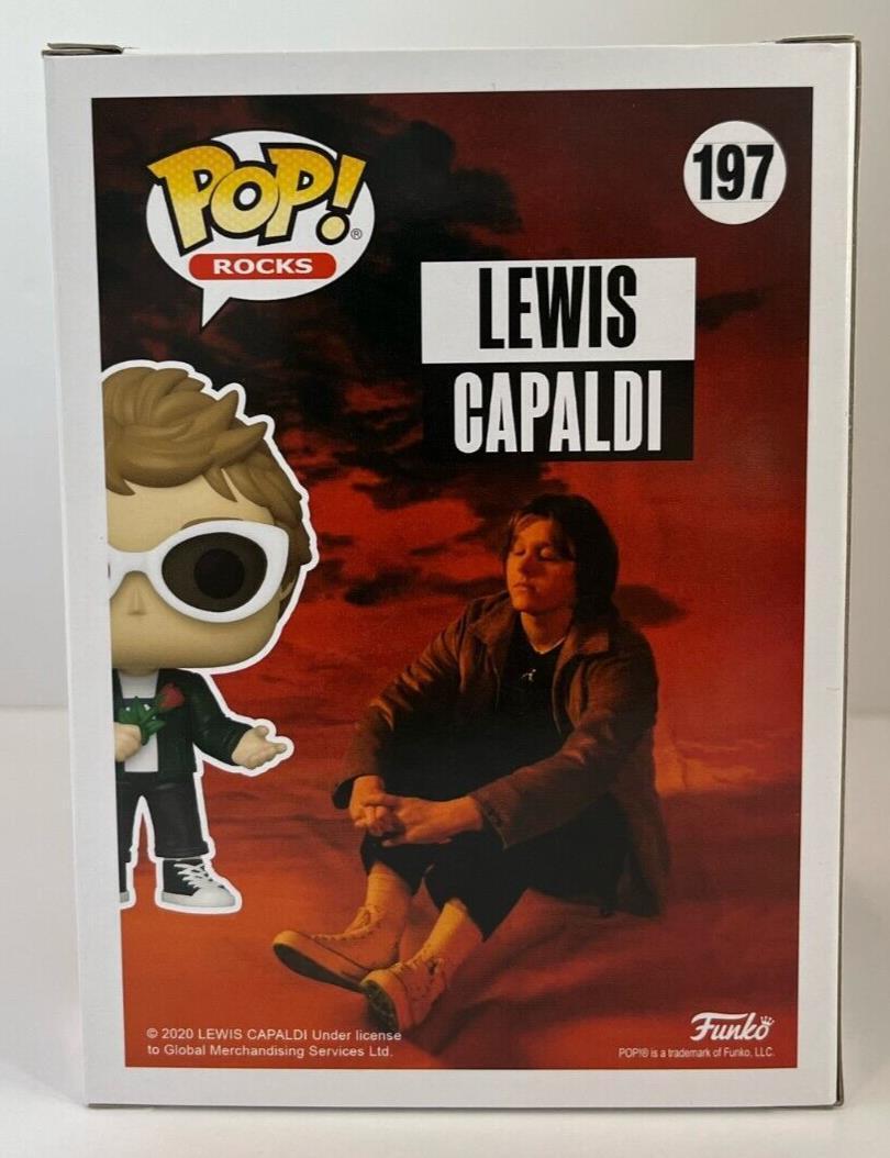 Autographed Lewis Capaldi signed Rock Pop Funko JSA certified 3