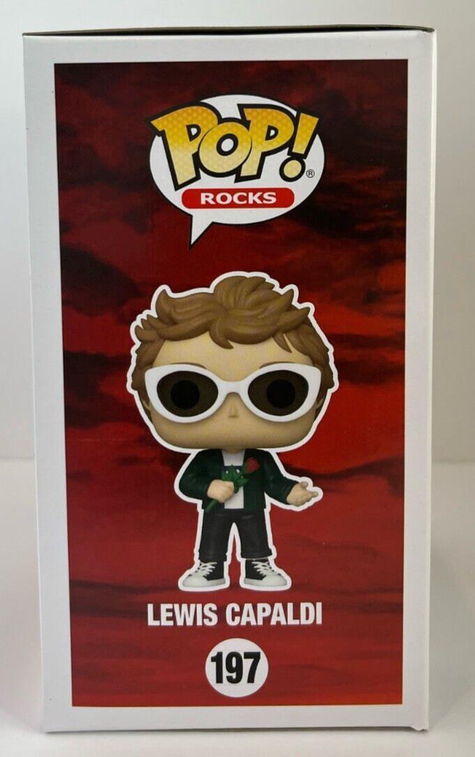 Autographed Lewis Capaldi signed Rock Pop Funko JSA certified 3