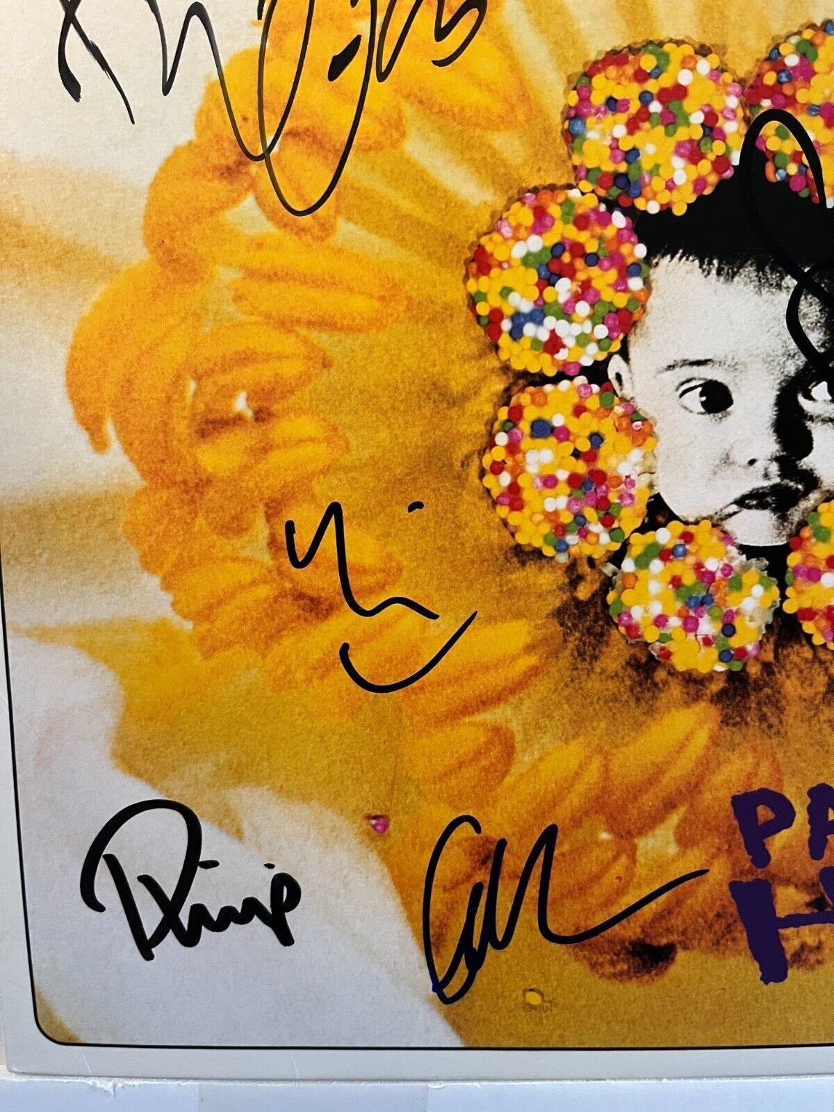 Autographed Radiohead Pablo Honey LP signed all 5 members Vinyl JSA Thom Yorke