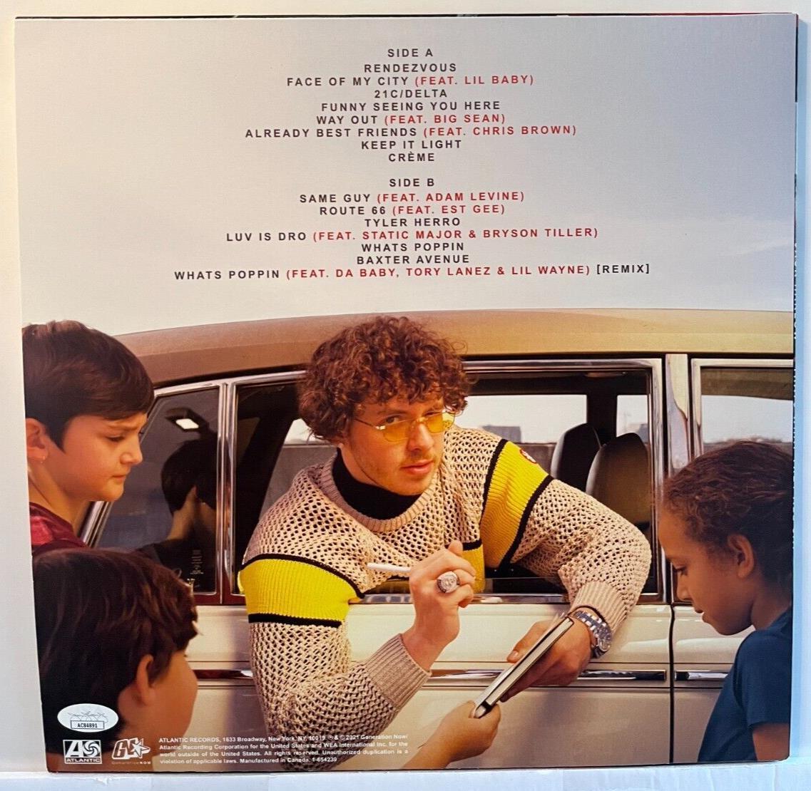 Autographed Jack Harlow That's What They All Say LP signed Vinyl JSA