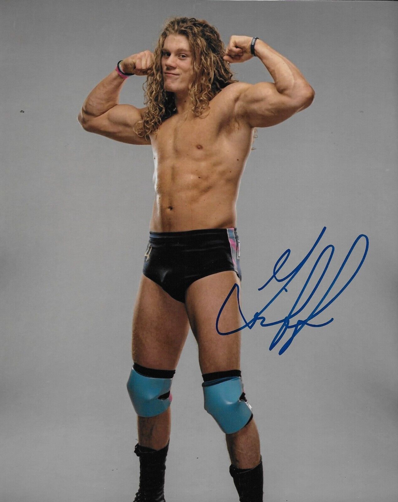 Autographed Wrestling Griff Garrison Signed AEW 8x10 Photo #1 Original