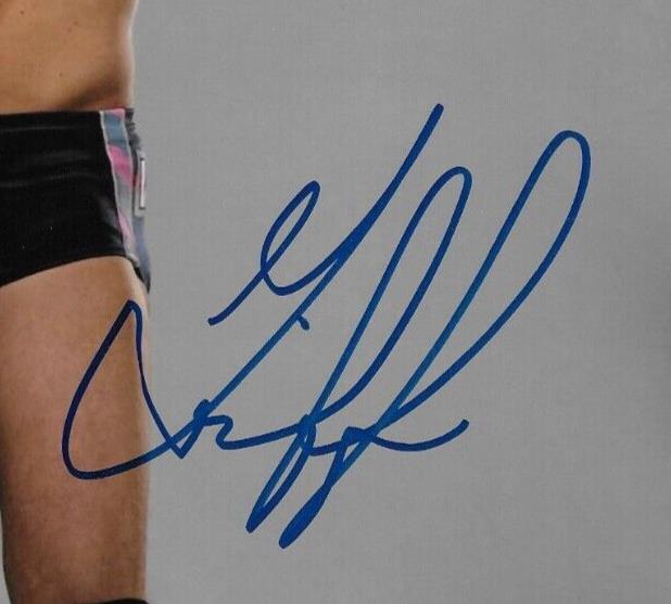 Autographed Wrestling Griff Garrison Signed AEW 8x10 Photo #1 Original