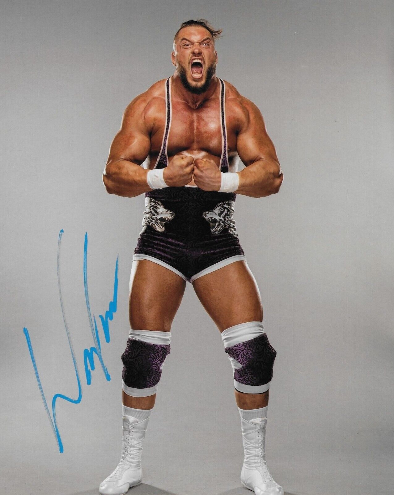 Autographed Wrestling Wardlow Signed AEW 8x10 Photo #2 Original