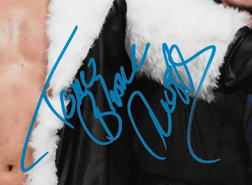 Photo autographiée de 8x10 de Rush El Toro Blanco AEW signée #1 Original