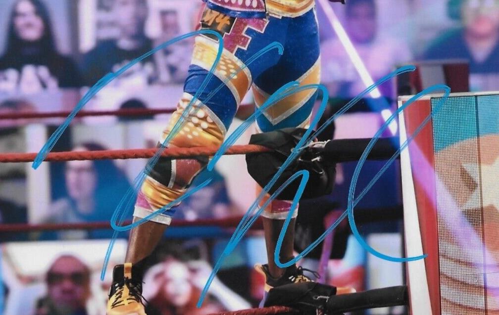 Autographed Wrestling Kofi Kingston Signed WWE 8x10 Photo #7 Original