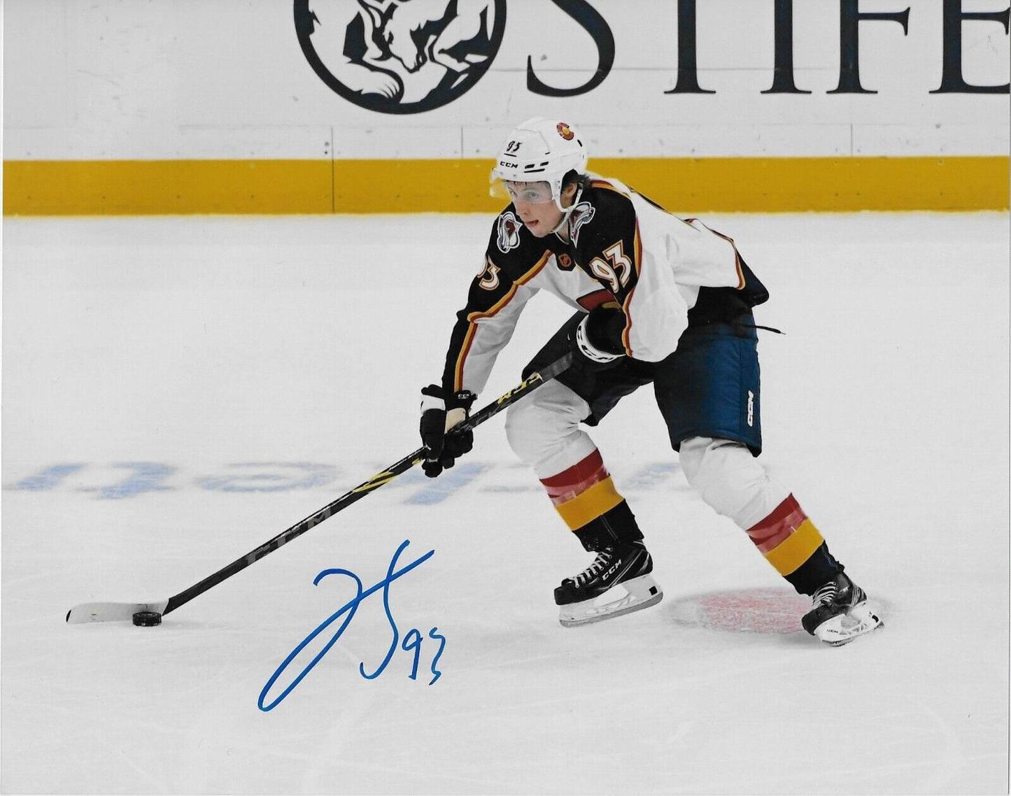 Autographed Colorado Avalanche Signed Jean-Luc Foudy 8x10 Photo #4 Original