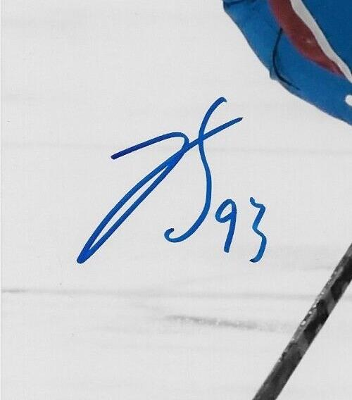 Autographed Colorado Avalanche Jean-Luc Foudy Signed 8x10 Photo #2 Original