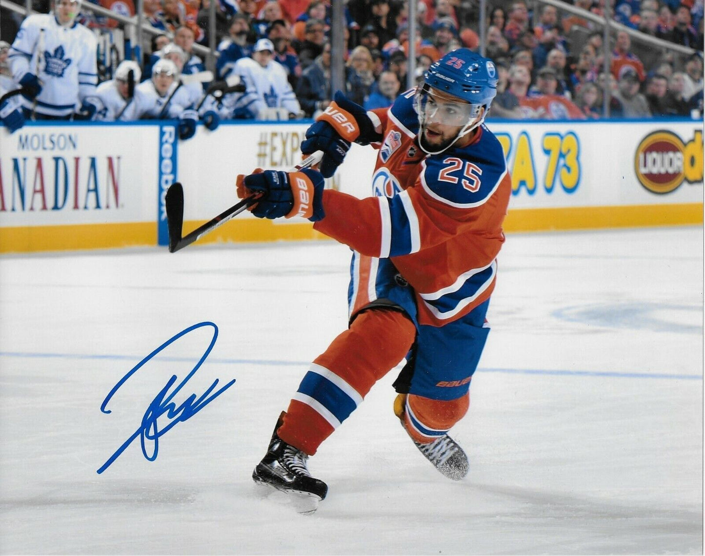 Autographed Edmonton Oilers Darnell Nurse Signed 8x10 Photo #1 Original