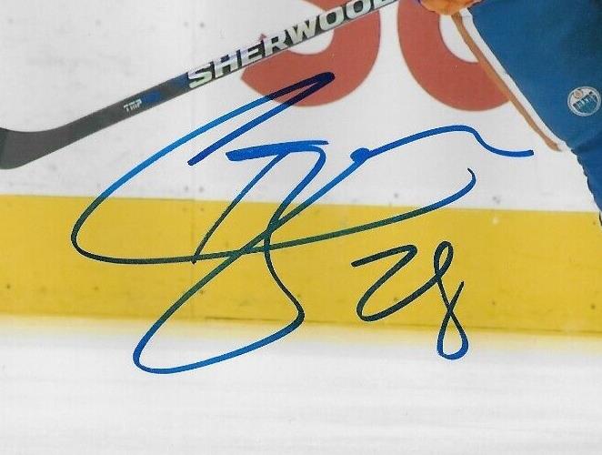 Autographed Edmonton Oilers Connor Brown Signed 8x10 Photo #1 Original