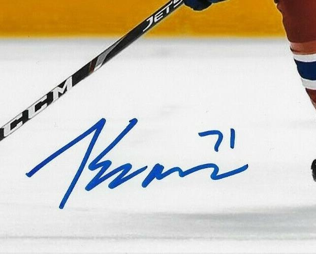 Autographed Montreal Canadiens Jake Evans Signed 8x10 Photo #10 Original