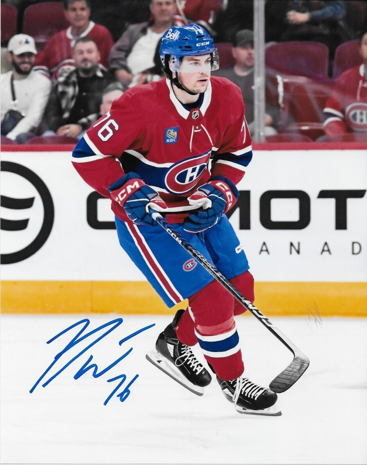 Autographed Montreal Canadiens Jared Davidson Signed 8x10 Photo #1 Original