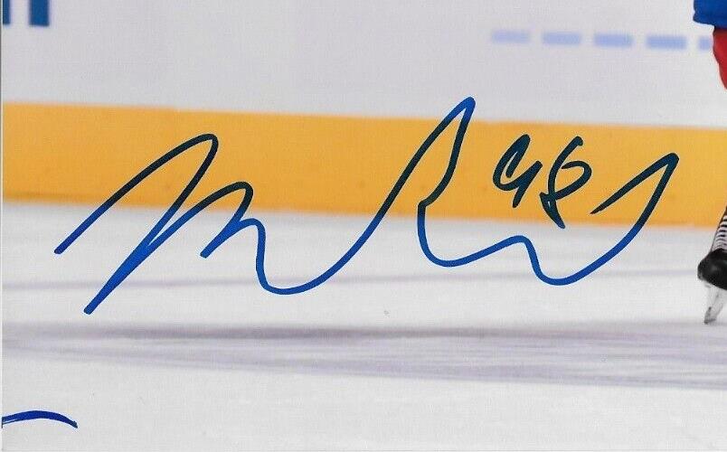Autographed Montreal Canadiens Filip Mesar 8x10 Photo #4 with JSA Authentication