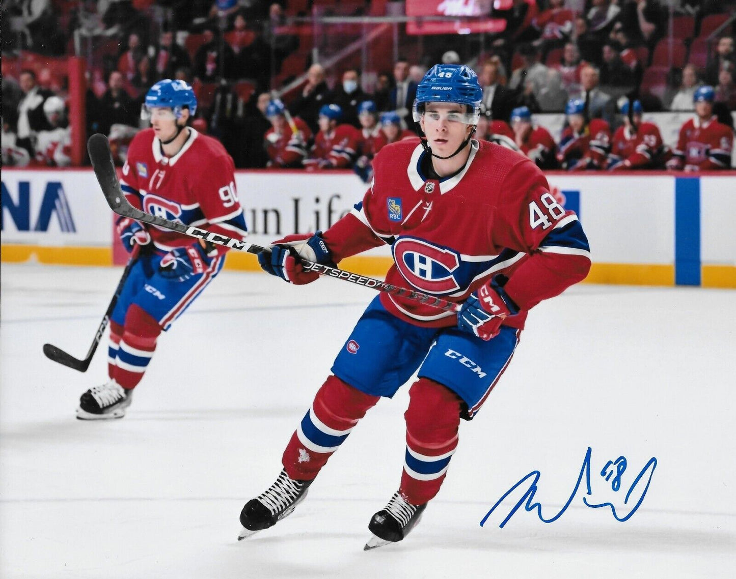 Autographed Montreal Canadiens Filip Mesar Signed 8x10 Photo #3 ORIGINAL
