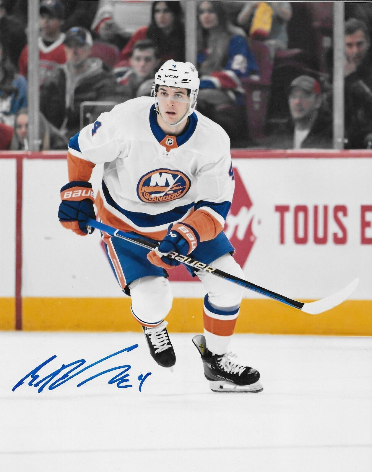 Autographed New York Islanders Samuel Bolduc Signed 8x10 Photo #5 Original