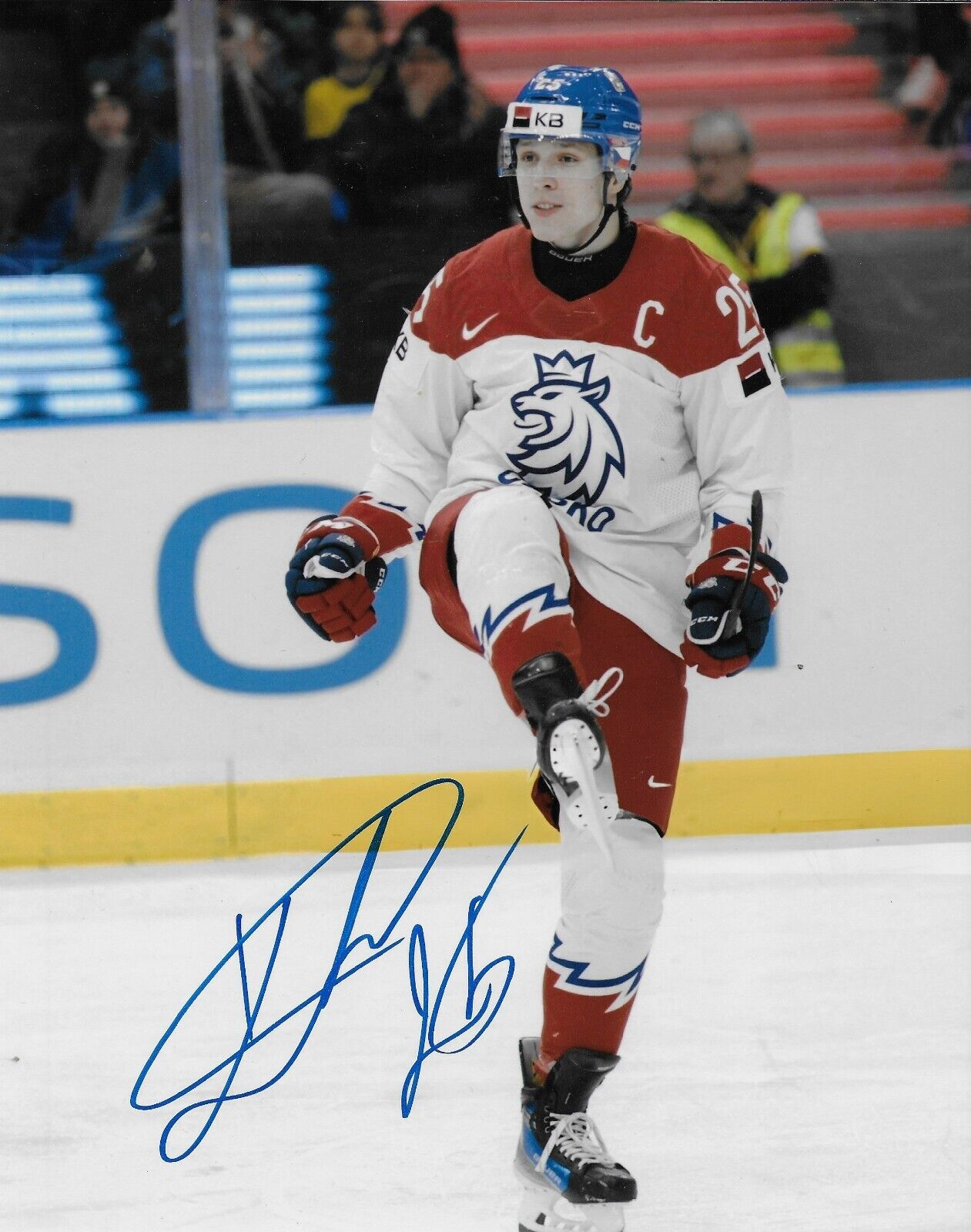 Autographed Buffalo Sabres Jiri Kulich Team Czechia 8x10 Photo #2 Original