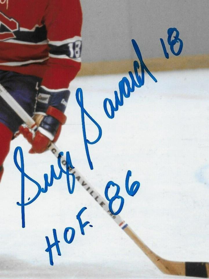 Autographed Montreal Canadiens Hall of Famer Serge Savard Signed 8x10 Photo #6