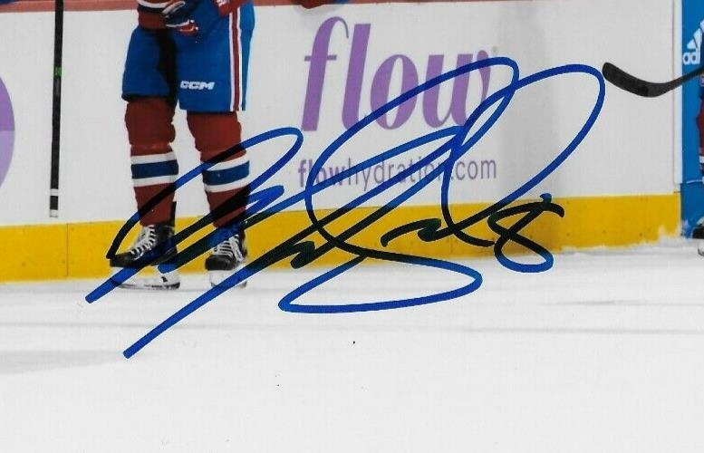Photo 8x10 autographiée par Mike Matheson des Canadiens de Montréal #5 Original